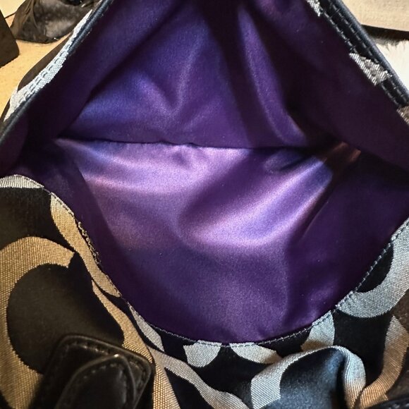 Coach Bag Black and Cream Shoulder Bag NWOT - Picture 12 of 12